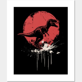 T-Rex Silhouette Posters and Art